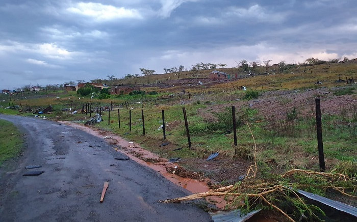 FILE: The aftermath of a severe storm in Mpolweni in KwaZulu-Natal on 13 November 2019. Picture: Supplied