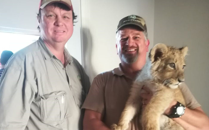 Police rescued a lion cub in Athlone, Cape Town. Picture: SAPS