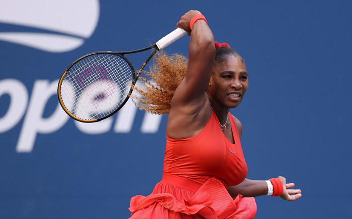 Serena Williams at the US Open on 7 September 2020. Picture: Twitter/@usopen