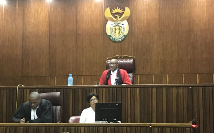 Judge Collin Matshitse delivers his judgment in the Baby Daniel murder trial on 20 December 2018 in the High Court in Johannesburg. Picture: Thando Kubheka/EWN