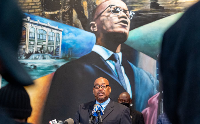 FILE: Reggie Wood during a news conference to present new evidence in the assassination of civil rights activist Malcolm X on 20 February 2021 in New York City. Picture: AFP