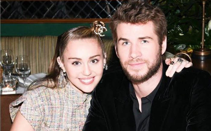 FILE: Miley Cyrus and Liam Hemsworth pictured before they had separated. Picture: Instagram/@mileycyrus