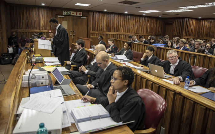 Advocate Tembeka Ngcukaitobi argues for the Nelson Mandela Foundation on why the old South African flag should be banned as it constitutes hate speech in the Johannesburg Equality Court. Picture: Thomas Holder/EWN