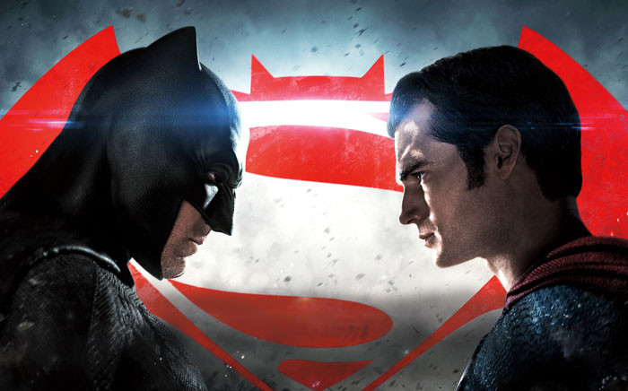 FILE: A poster for 'Batman v Superman: Dawn of Justice'.
