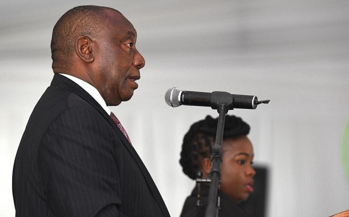 President Cyril Ramaphosa at the opening of the new magistrates court in Booysens. Picture: @GovernmentZA/Twitter