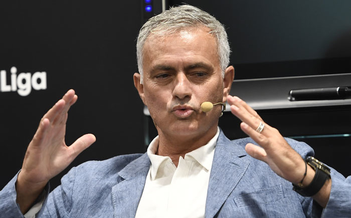Portuguese football manager Jose Mourinho attends a conference about speed and innovation in football on 12 September 2019 in Madrid, Spain. Picture: AFP