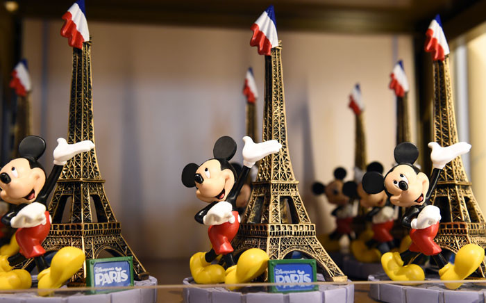 A photo shows a Disney Store in Mean Street at Disneyland Paris in Marne-la-Vallee. Picture: AFP