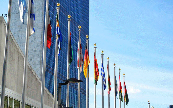 FILE: Flags at the United Nations Headquarters in New York. Picture: pixabay.com