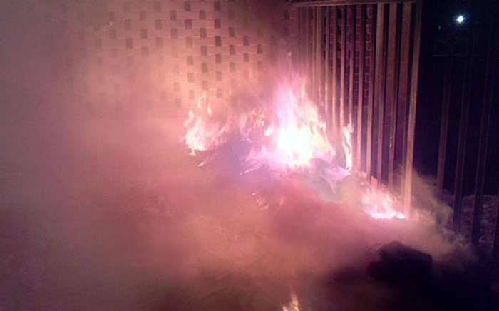 Wits University has confirmed that a number of fires have been started on its Braamfontein campus overnight, with at least two vehicles torched and an attempt to set alight a bookshop in the student centre. Picture: @iHouseWits
