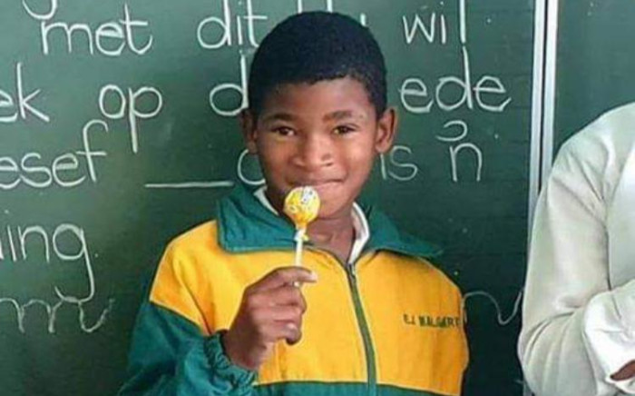 Leo Williams (9) was shot in the head during service delivery protests in Laingville in the Western Cape. Picture: Supplied