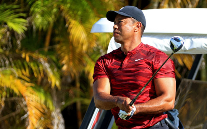 Tiger Woods of the United States hits balls on the range during the final round of the Hero World Challenge at Albany Golf Course on 5 December 2021 in Nassau, the Bahamas. Picture: Mike Ehrmann/Getty Images/AFP