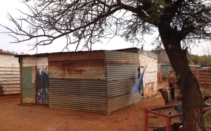 The shack in Fochville that was operating as a shebeen where a shooting occurred on 26 August, 2012. Picture: Govan Whittles/EWN.