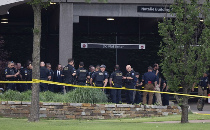 Police respond to the scene of a mass shooting on at St. Francis Hospital on June 1, 2022 in Tulsa, Oklahoma. Picture: J Pat Carter/Getty Images/AFP.