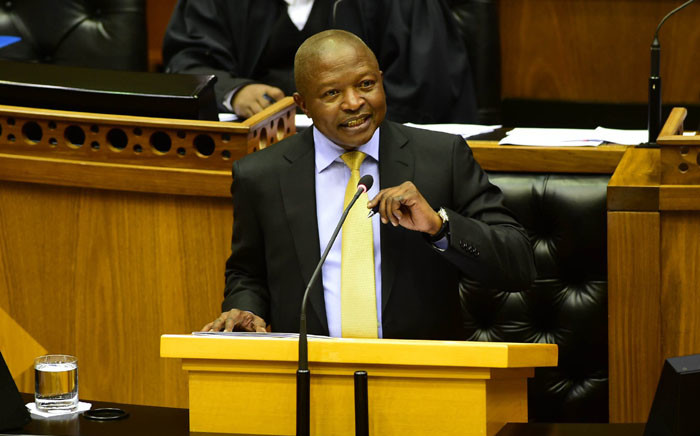 FILE: Deputy President David Mabuza addresses parliamentarians during a question and answer session in Parliament on 27 February. Picture: GCIS