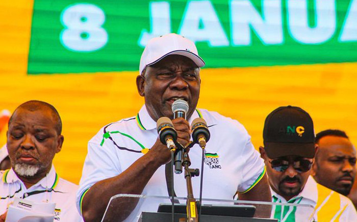 FILE: ANC President Cyril Ramaphosa at the party's 108th birthday celebration in Kimberley on 11 January 2020. Picture: ANC/Twitter