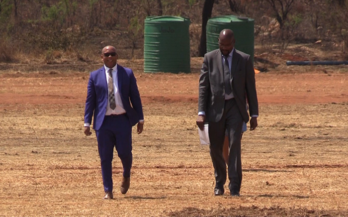 City of Tshwane Executive Mayor Kgosientso Ramokgopa conducts a site visit of the Cullinan grounds where the cancelled TribeOne Festival was meant to be held, Tuesday 23 September. Picture: Vumani Mkhize/EWN.