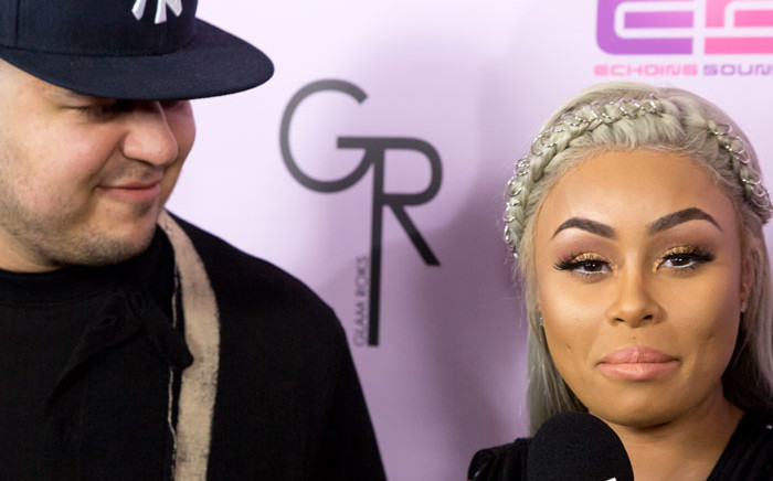 FILE: Rob Kardashian with Blac Chyna. Picture: AFP
