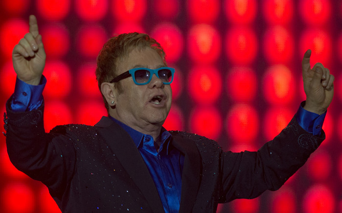 British singer Elton John. Picture: AFP.
