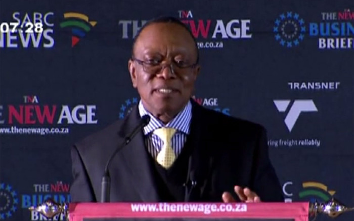 Screengrab of former chair of the board of trustees of Chancellor House, Popo Molefe.