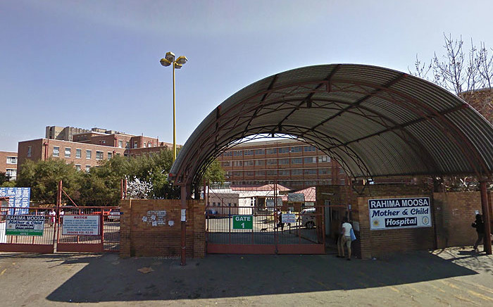 FILE: Rahima Moosa Mother & Child Hospital in Coronationville, Johannesburg. Picture: Google Earth
