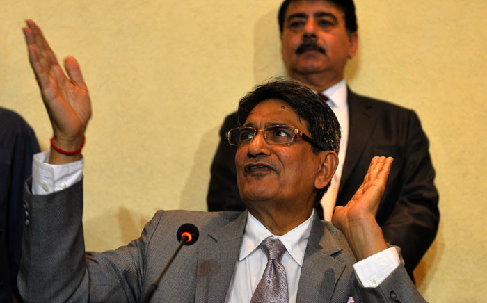 Chairman of an Indian Supreme Court appointed panel Rajendra Mal Lodha. Picture: AFP