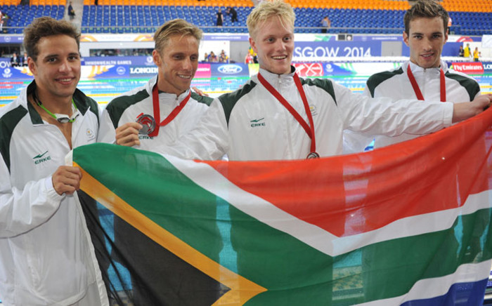 Team SA at the 2014 Commonwealth Games in Glasgow. Picture: Wessel Oosthuizen