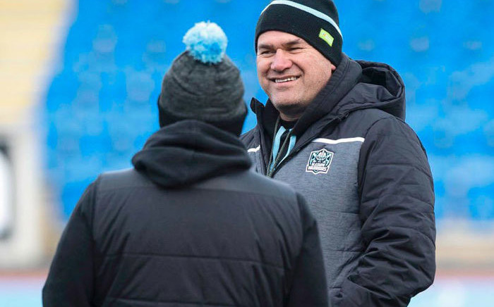 Dave Rennie (right) has been named as the head coach of the Wallabies. Picture: @GlasgowWarriors/Twitter