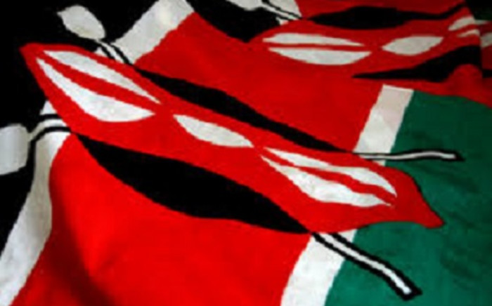 Kenyan flag. Picture: AFP