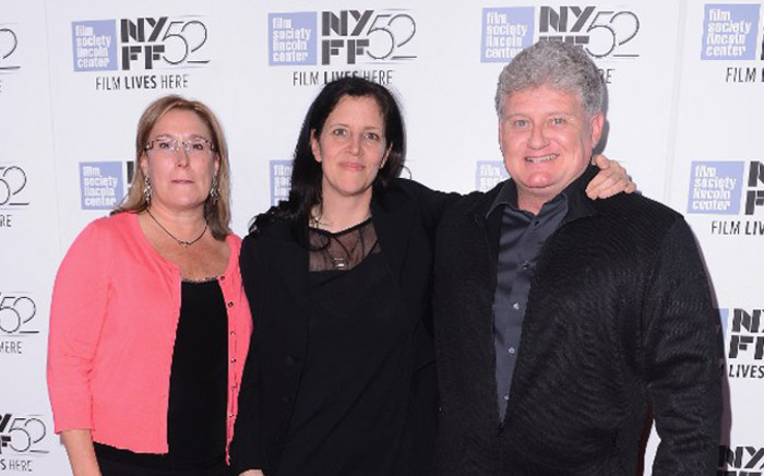 Karen Snowden, director Laura Poitras, and Lonnie Snowden attend The World Premiere of The Radius/Participant/HBO Documentrary Films ‘Citizen Four’ at the New York Film Festival at Alice Tulley Hall. Picture: AFP.