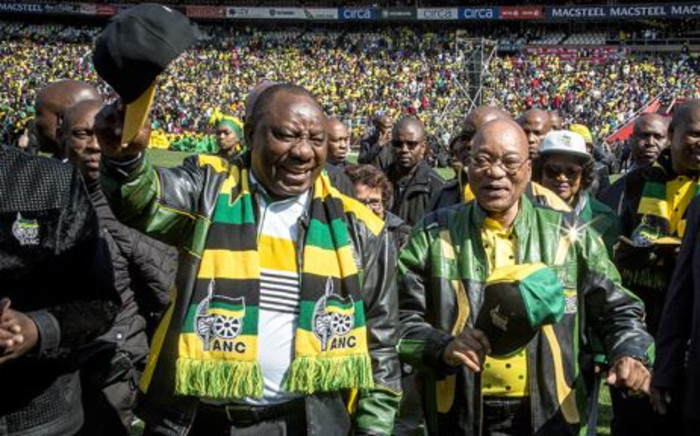 FILE: The ANC's top officials Jacob Zuma (right) and Cyril Ramaphosa (left). Picture: EWN.
