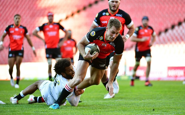 The Sharks won 33-21 over the Lions when they clashed in the Rainbow Cup at Emirates Airline Park on Saturday. Picture: Emirates Lions.