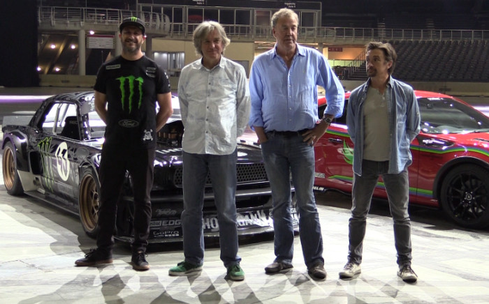 FILE: Clarkson, Hammond & May posing for the media as they get set to take over Joburg. Picture; Kothatso Mogale/EWN.