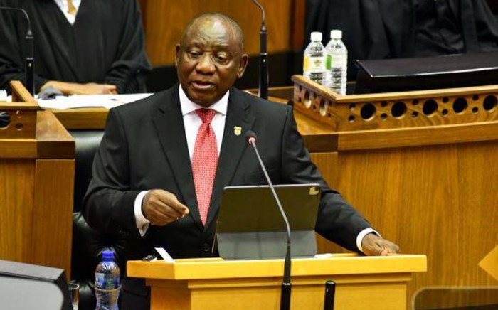 President Cyril Ramaphosa delivers his State of the Nation Address in Parliament on 11 February 2021. Picture: GCIS