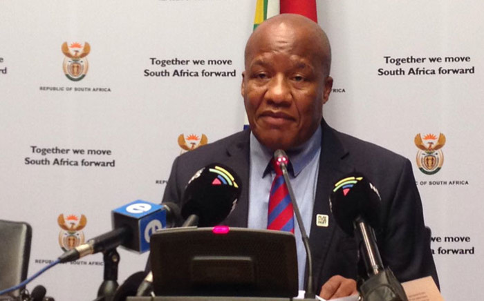 FILE: Minister in the Presidency Jackson Mthembu at a post-Cabinet briefing on 11 July 2019. Picture: Gaye Davis/EWN