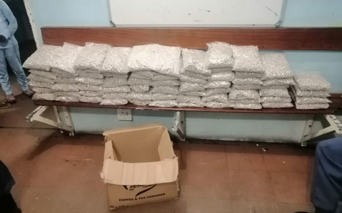 Police seized mandrax valued at nearly R3 million during an operation in Ravensmead on 11 April 2021. Picture: @SAPoliceService/Twitter