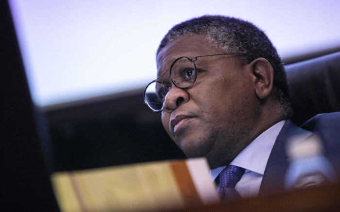 Transport Minister Fikile Mbalula at 2019 Southern African Transport Conference. Picture: Abigail Javier/EWN