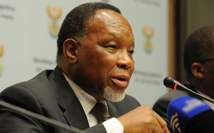 Deputy President Kgalema Motlanthe speaks during a post cabinet briefing on 31 May 2012. Picture: SAPA