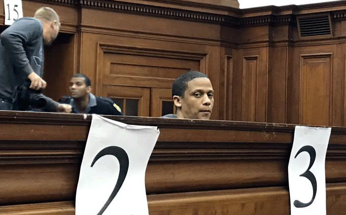 Mortimer Saunders seen in court on 29 May 2018. He has pleaded guilty to a charge of Courtney Pieters's murder but insists it was not premeditated. Picture: Lauren Isaacs/EWN