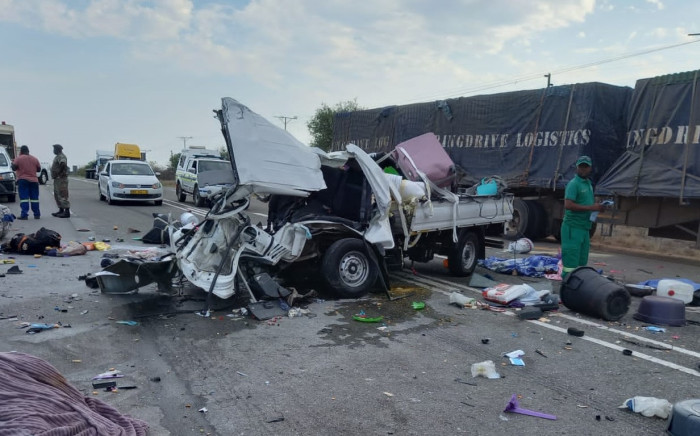 Authorities said the accidents involved a small Kia truck and a heavy motor vehicle. Picture: Limpopo Transport Department