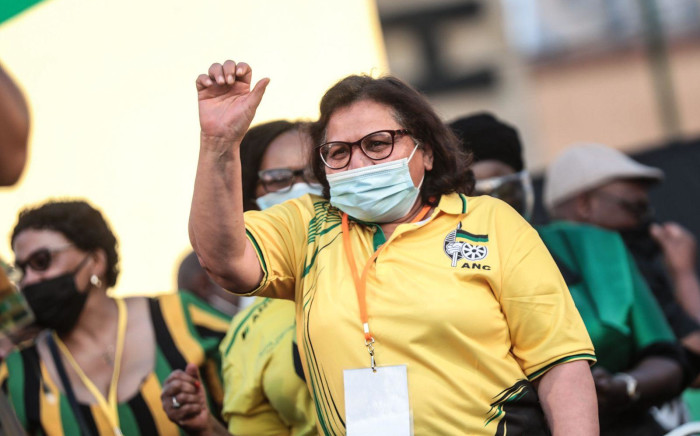 ANC deputy secretary general Jessie Duarte at the party's launch of its local government elections manifesto in Tshwane on 27 September 2021. Picture: Abigail Javier/Eyewitness News