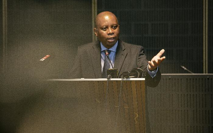 Johannesburg Mayor Herman Mashaba briefs the media on 24 April at the council chambers. Picture: Kayleen Morgan/EWN