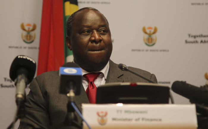 Finance Minister Tito Mboweni briefs the media ahead of the Medium Term Budget Policy Statement. Picture: Cindy Archillies/EWN