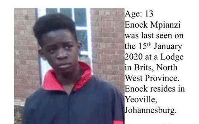 Parktown Boys High pupil Enock Mpianzi. Picture: Facebook
