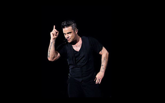 British singer Robbie Williams. Picture: Pool/AFP.