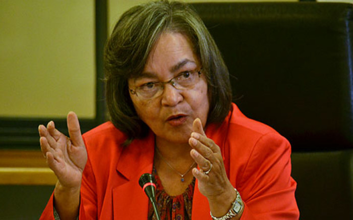 Cape Town Mayor Patricia de Lille addresses members of the media at the civic centre on 6 September 2012. Picture: Aletta Gardner/EWN