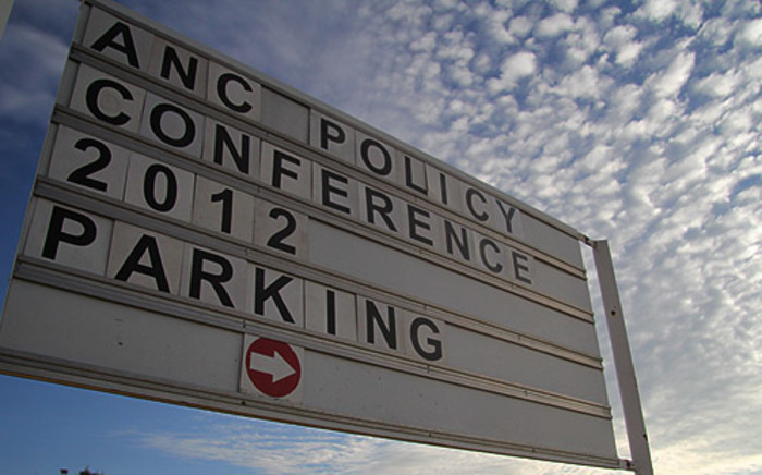 Signage for the ANC National Policy Conference 2012 at Gallagher Estate in Midrand. Picture: Taurai Maduna/EWN