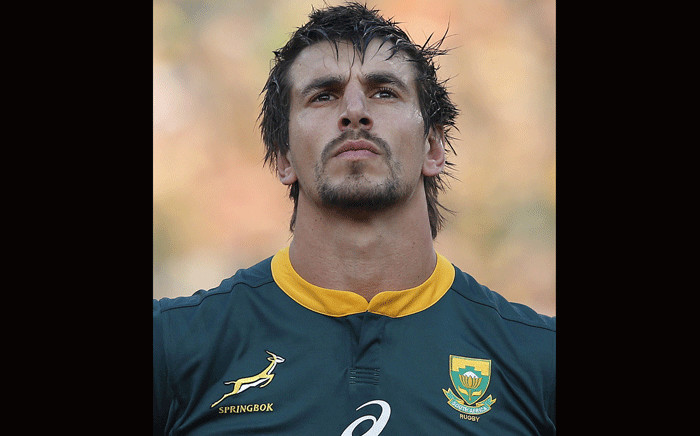 Springbok's lock Eben Etzebeth stands before the start of the Rugby Championship match between South Africa and New Zealand at the Loftus Versfeld stadium in Pretoria, South Africa, on October 6, 2018. Picture:  AFP.