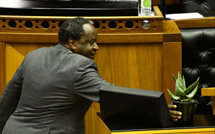 Finance Minister Tito Mboweni in Parliament for his Budget speech on 26 February 2020. Picture: GCIS.