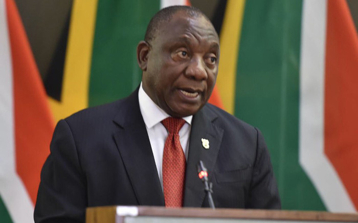FILE: President Cyril Ramaphosa addressing the occasion of the presentation of credentials by Heads of Mission accredited to SA in Pretoria on 28 January 2020. Picture: @PresidencyZA/Twitter


