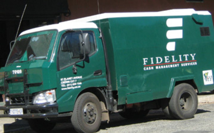 Fidelity cash in transit van. Picture: Eyewitness News